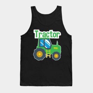 Kids Farm Truck Tractor Tank Top